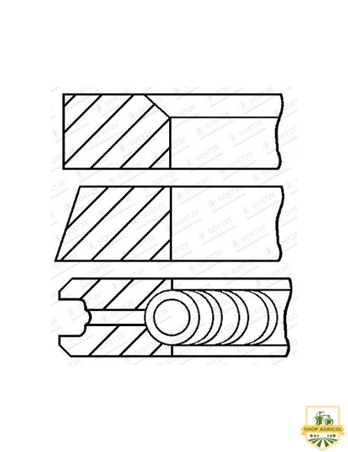 Segmenti motor Same 08-523200-00,120445000200,0.086.0052.6/10,8700526,R47680STD